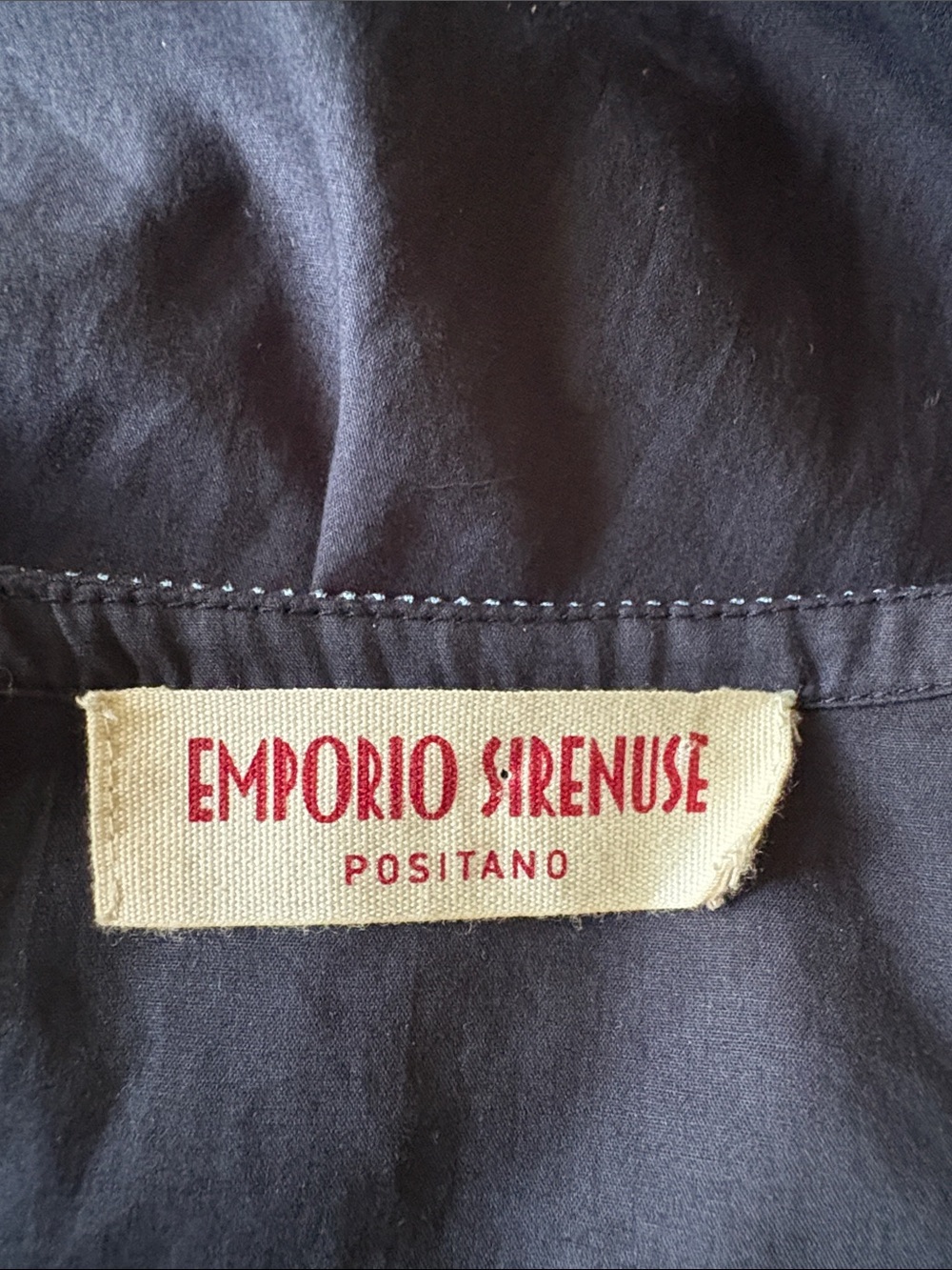 Emporio Sirenuse Positano Hand Embroidered Celestial Sun Balloon Sleeve Top 40 - Picture 7 of 11